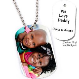 Family Picture Dog Tag